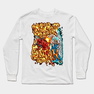 Not Today Satan Uppercut Long Sleeve T-Shirt